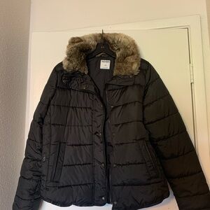 Puffer Jack w/ Fur Trimmed Collar
